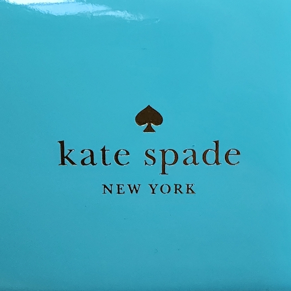 Kate Spade Turquoise Blue and Green Eyeglass Hard Case - Picture 5 of 7